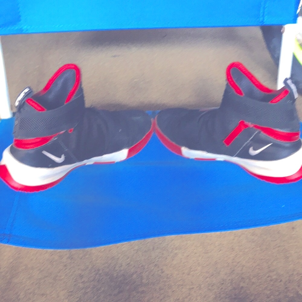 Nike Lebron’s XII Worn, Size 3Y kids